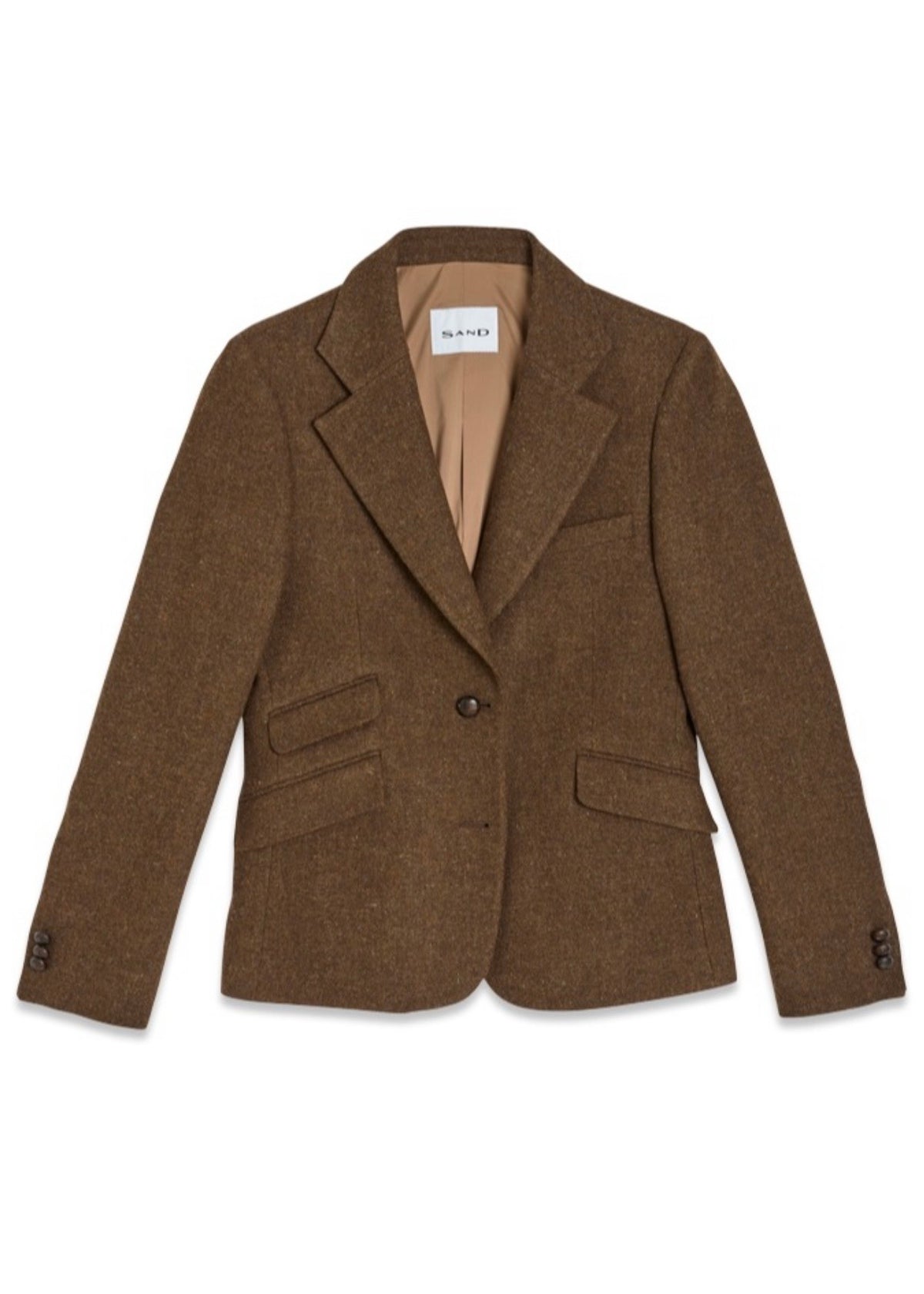 Remi Shetland Blazer Brown