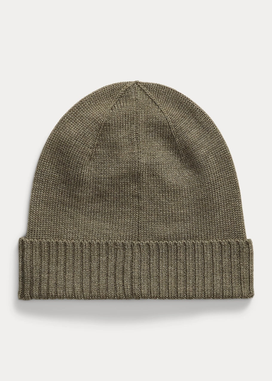 Wool Beanie Light Cargo Olive