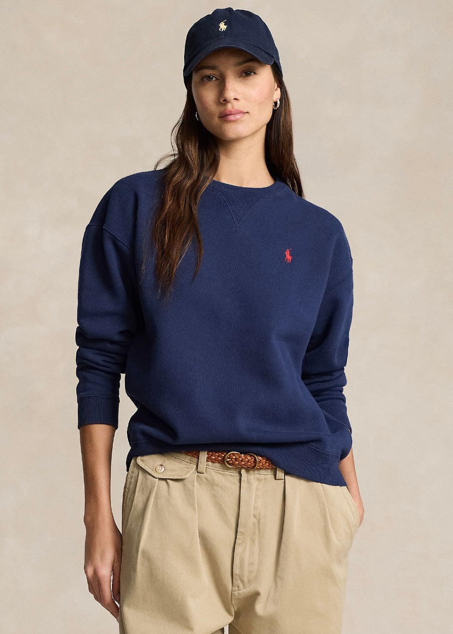 Fleece Crewneck sweater Cruise Navy