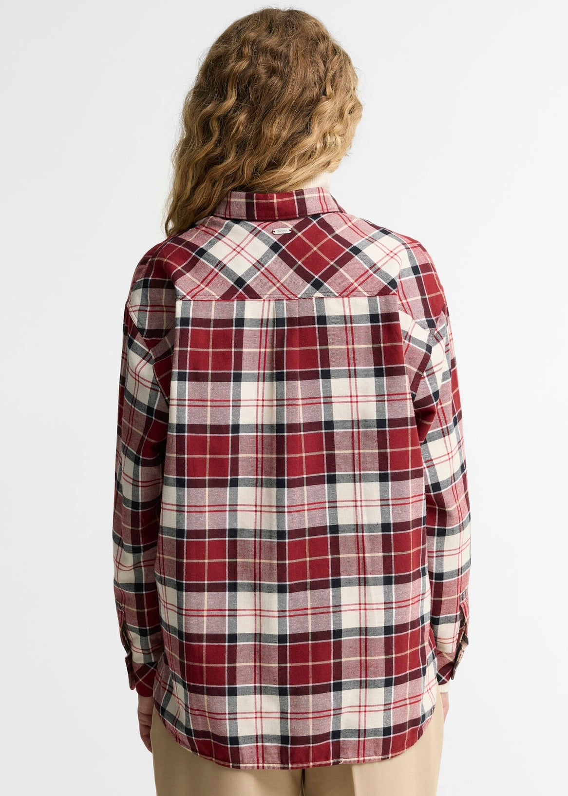 Elishaw Check Shirt Lt. Cardinal Tartan