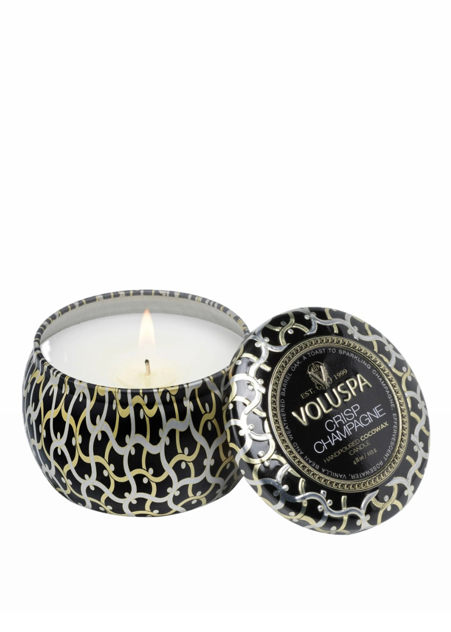 Voluspa Mini Tin candle - Crisp Champagne