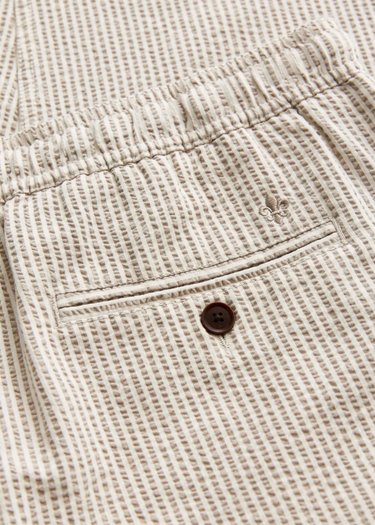 Fenix Seersucker Shorts Khaki
