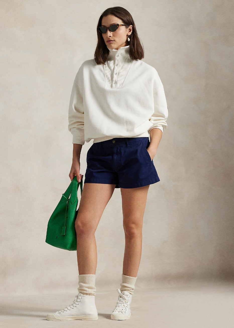Cotton Chino Shorts Navy