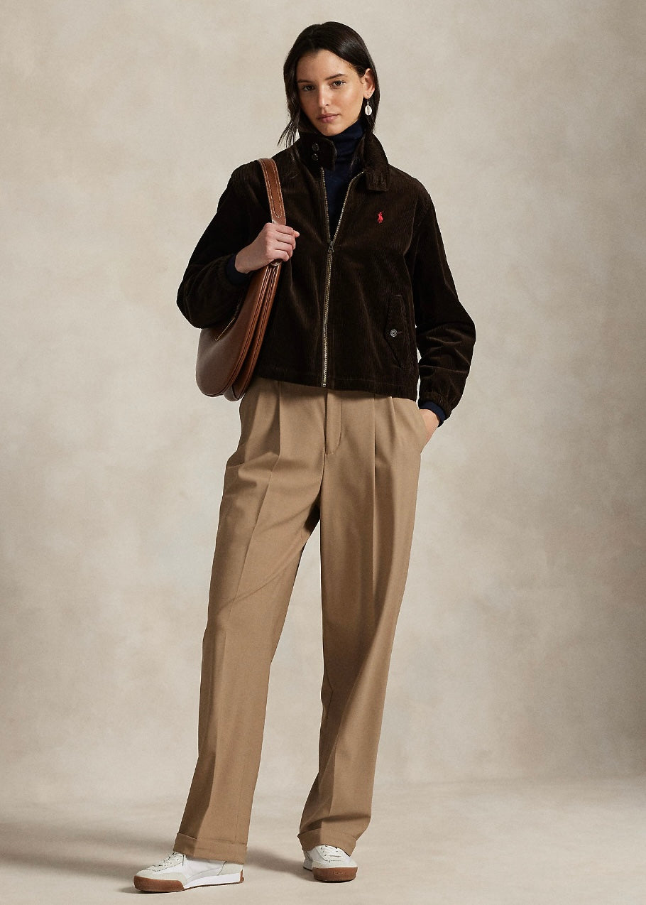 Corduroy Windbreaker jacket Dark Beech