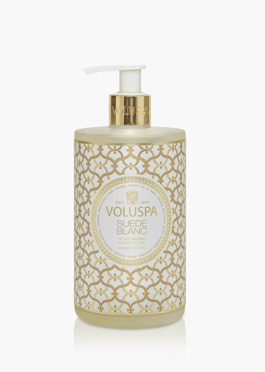 Hand Soap Suede Blanc