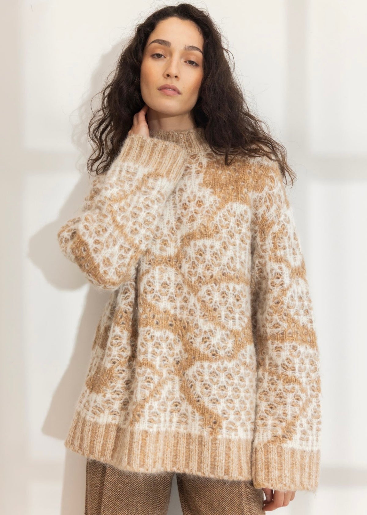 Bonnie Knit Camel