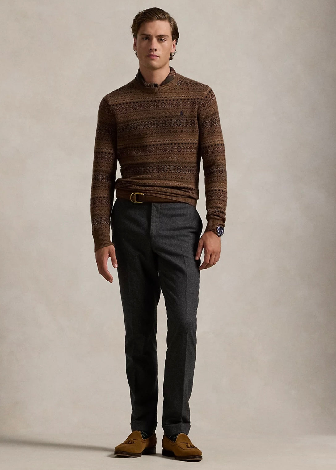 Polo Ralph Lauren Wool sweater - Camel Combo