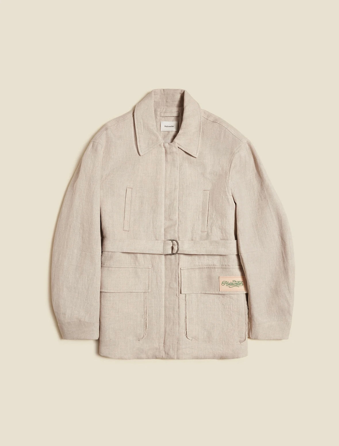 Holzweiler Gorti Linen jacket - Sand