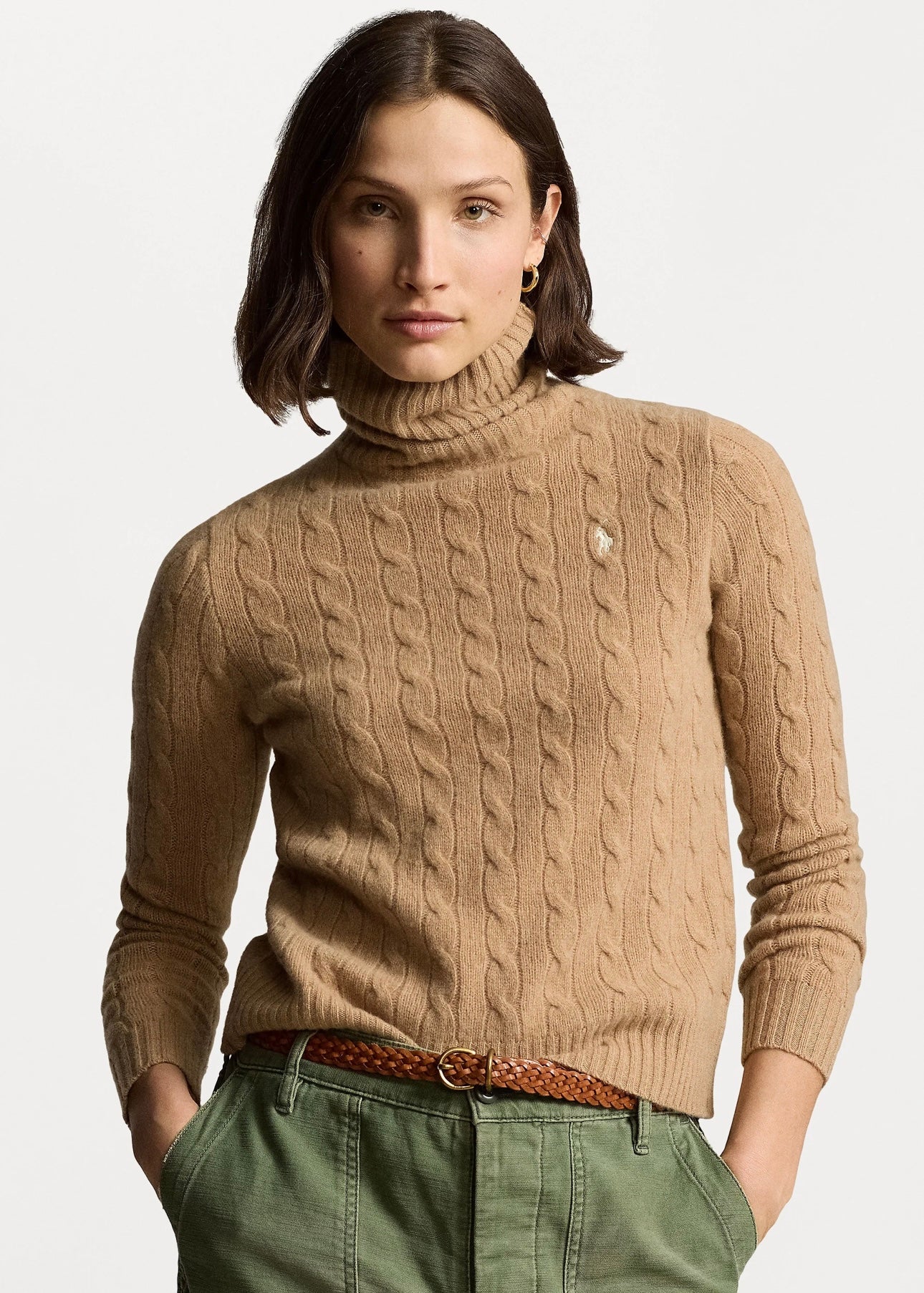 Polo Ralph Lauren Wool rollerneck - Collection Camel Melange