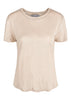 Jane Linen Tee Beige