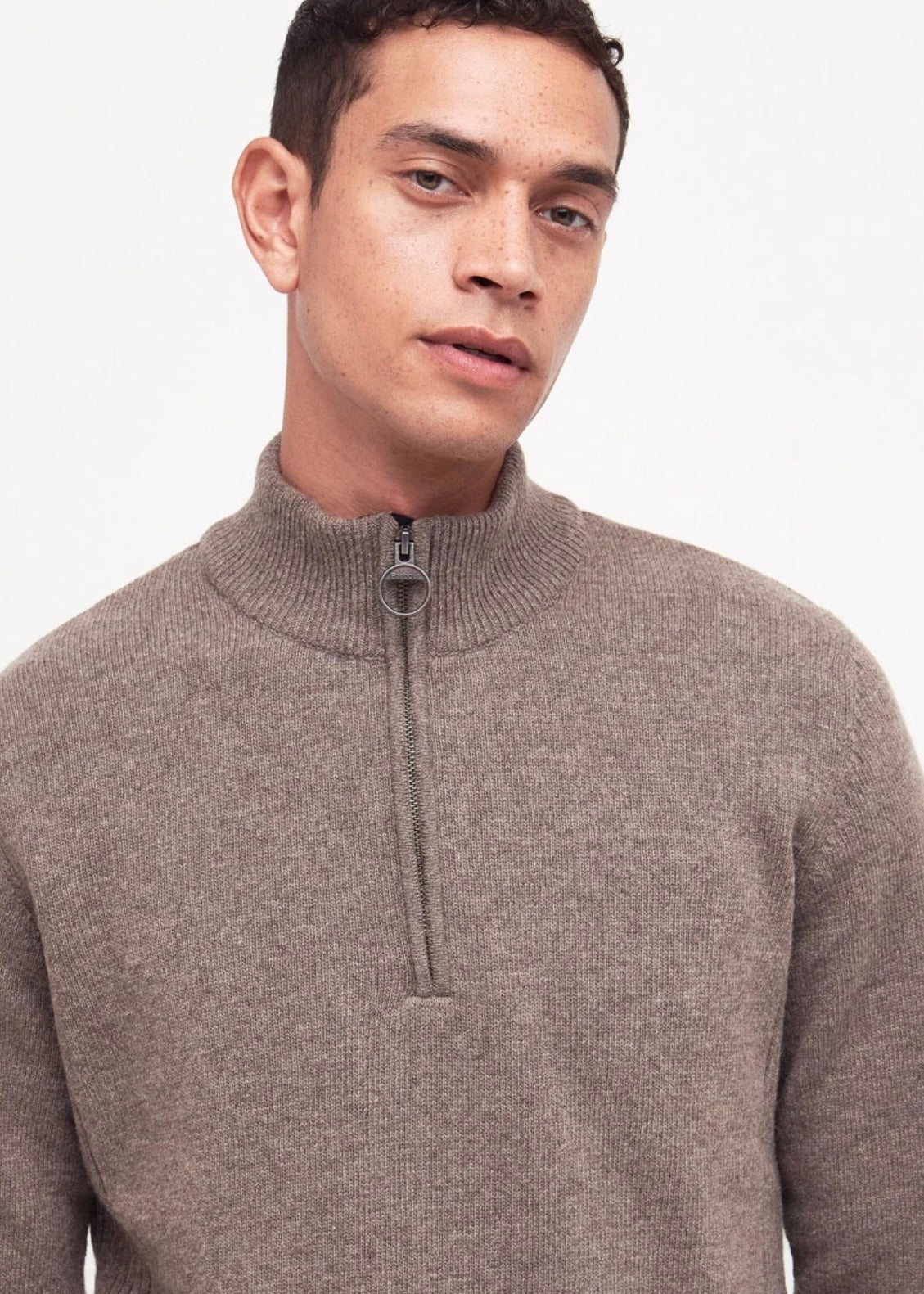 Holden Half zip Military Marl