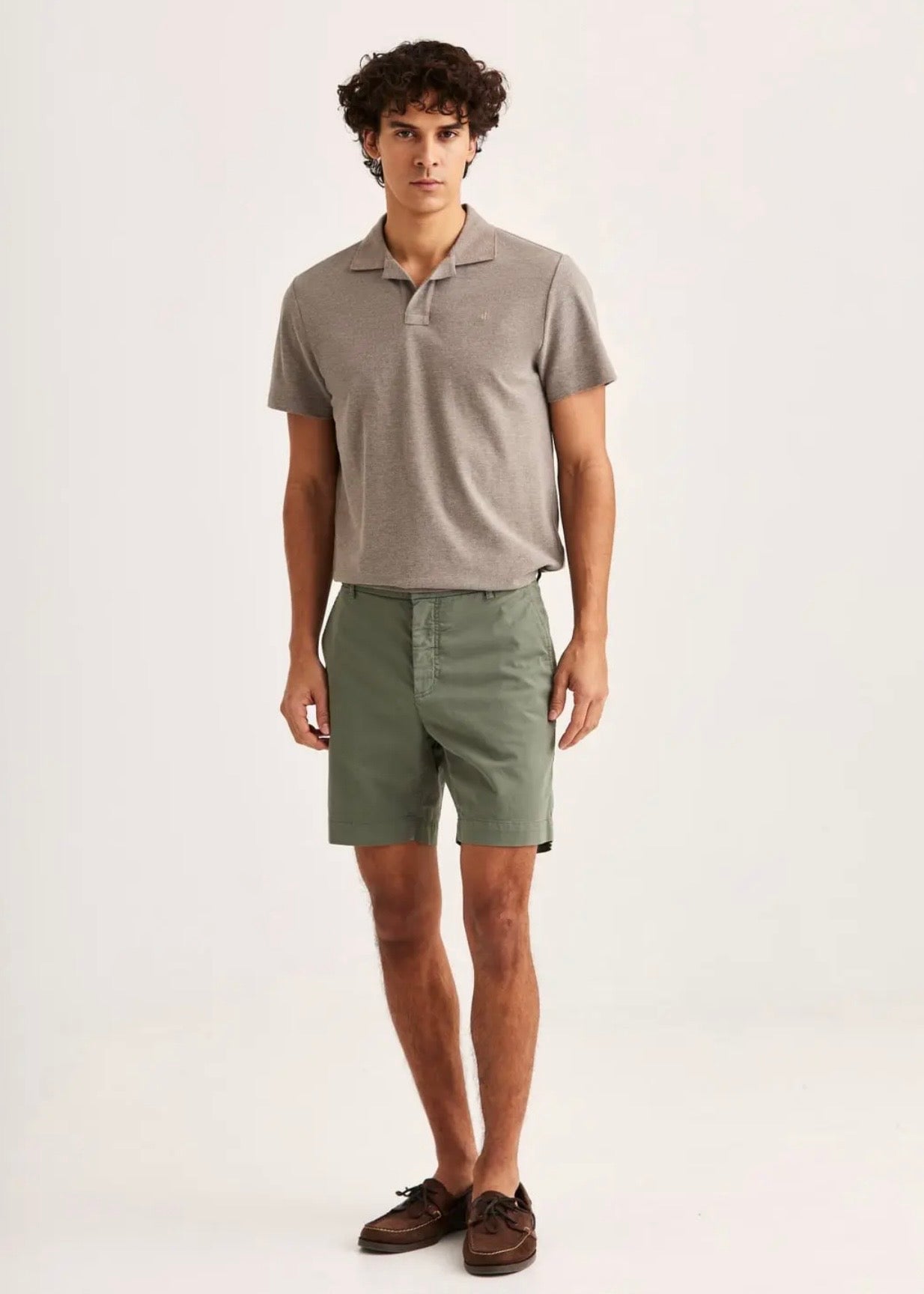 Jeffrey Summer Chino Shorts Olive