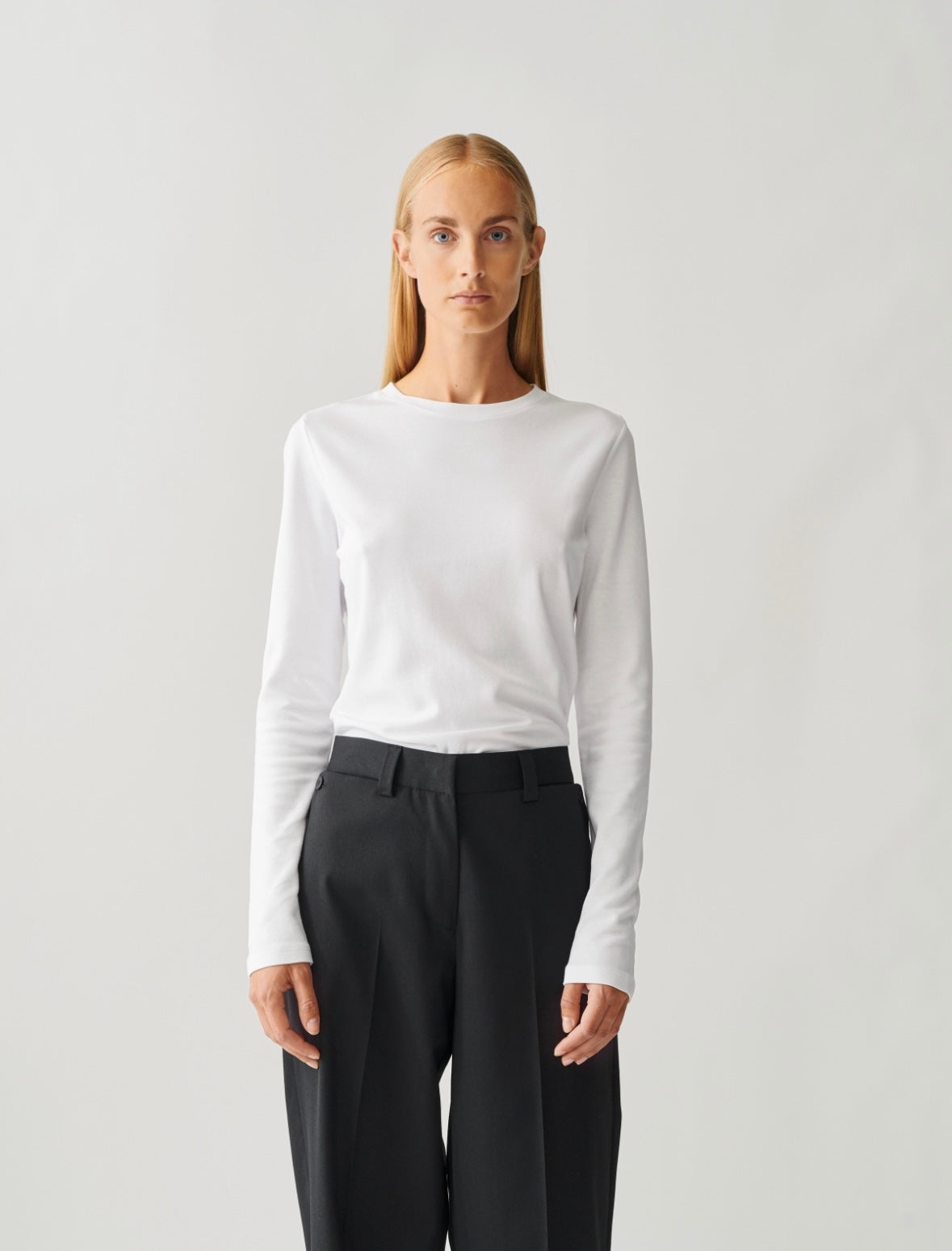 Julie Josephine Andrea longsleeve - White