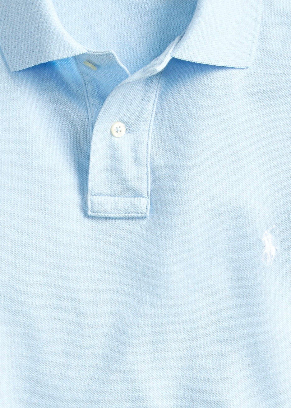 Mesh Polo Shirt Office Blue