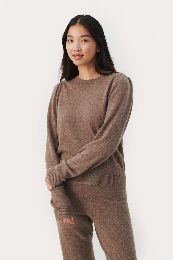 Part Two Evina sweater - Mink Melange