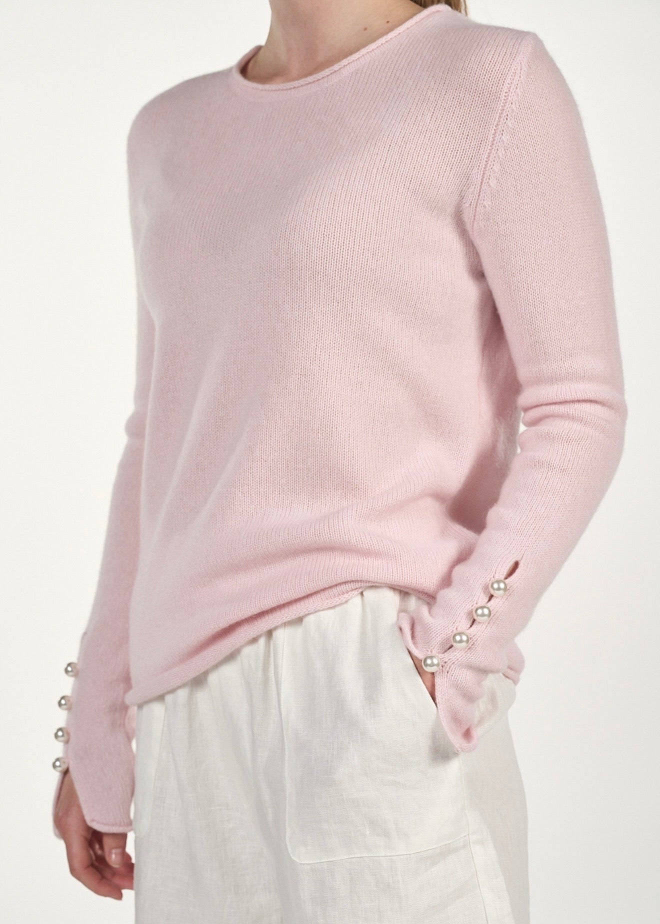 Abbelone sweater Soft Rose