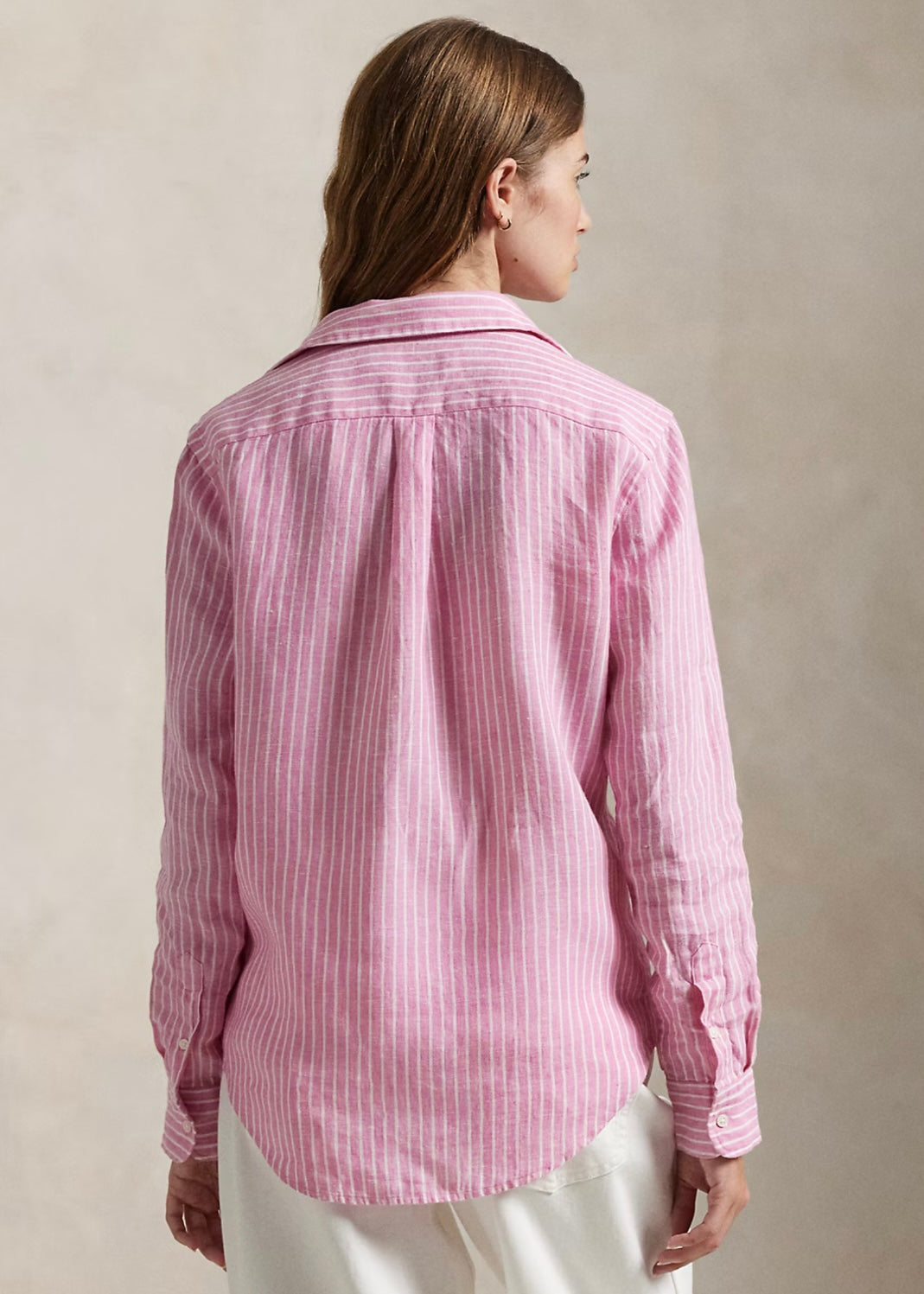 Polo Ralph Lauren Linen shirt - Pink/White