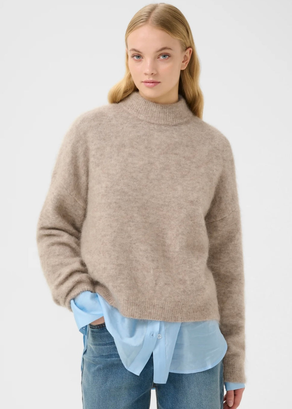 Debbie pullover Warm Sand Melange