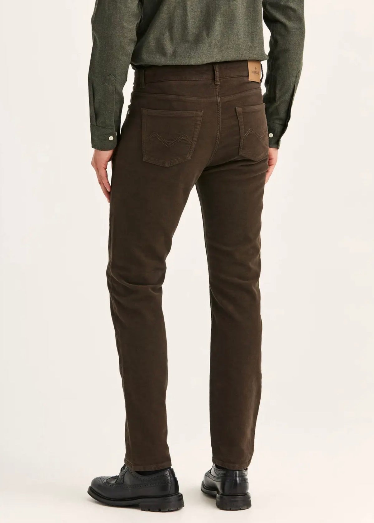 James Winter Twill 5-Pocket Brown