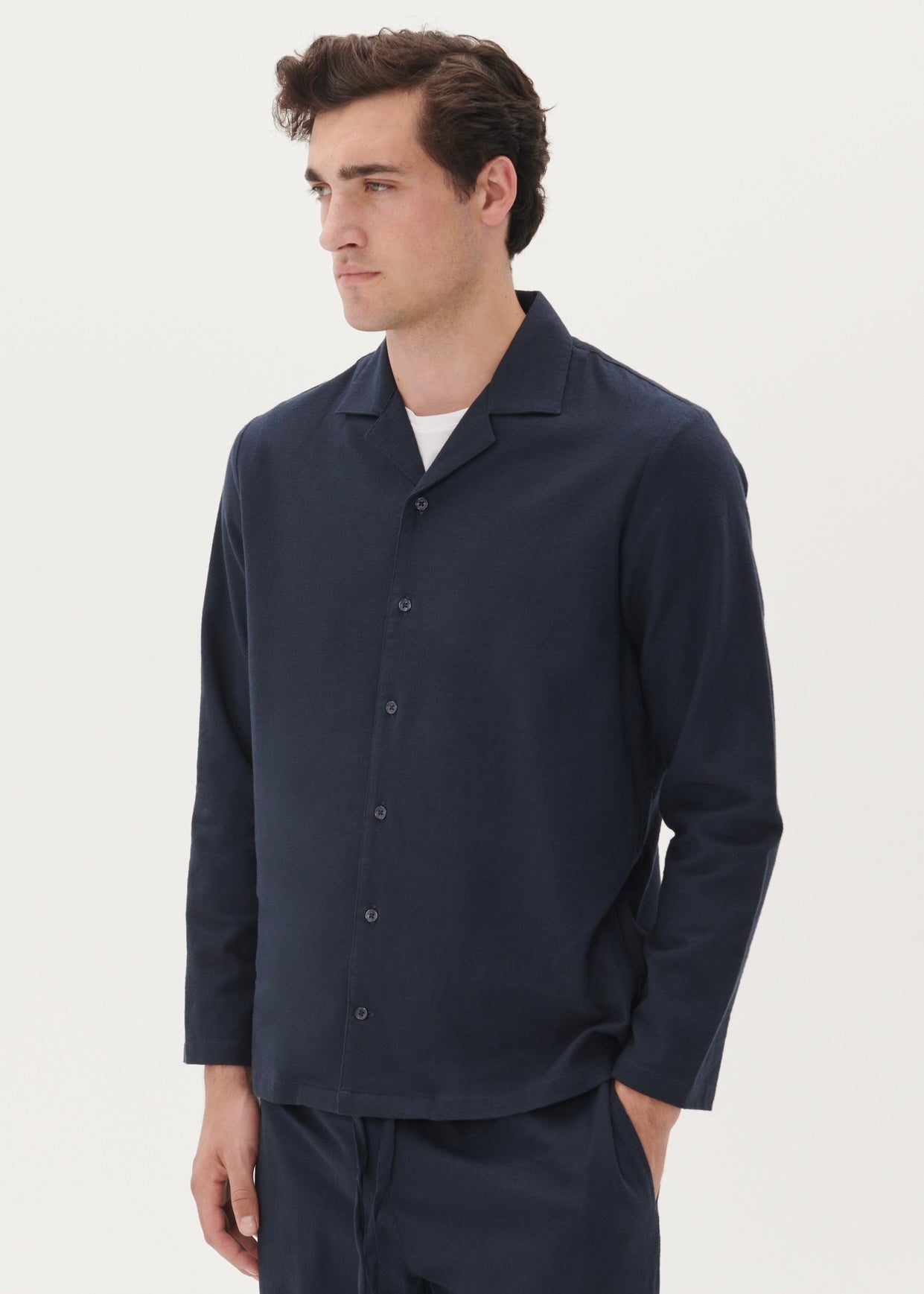 Matinique Emerson Pyjamas shirt - Dark Navy Melange