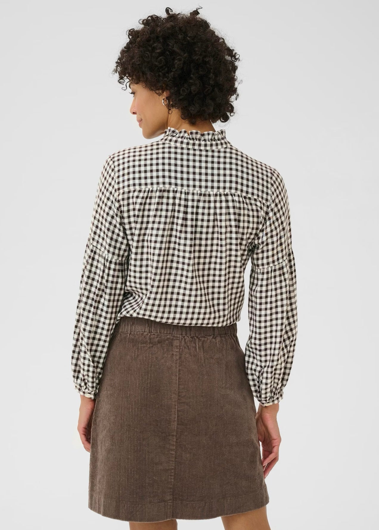 Samilla shirt Garnache Mini Check