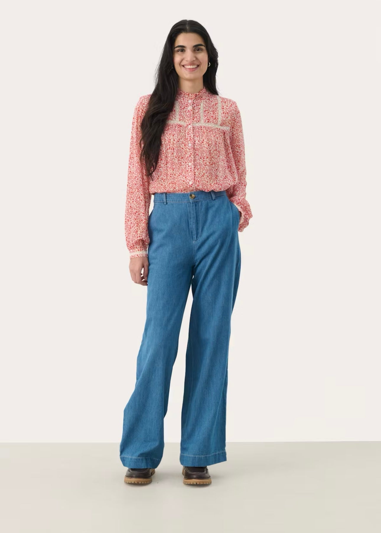 Part Two Coralie pants - Medium Blue Denim