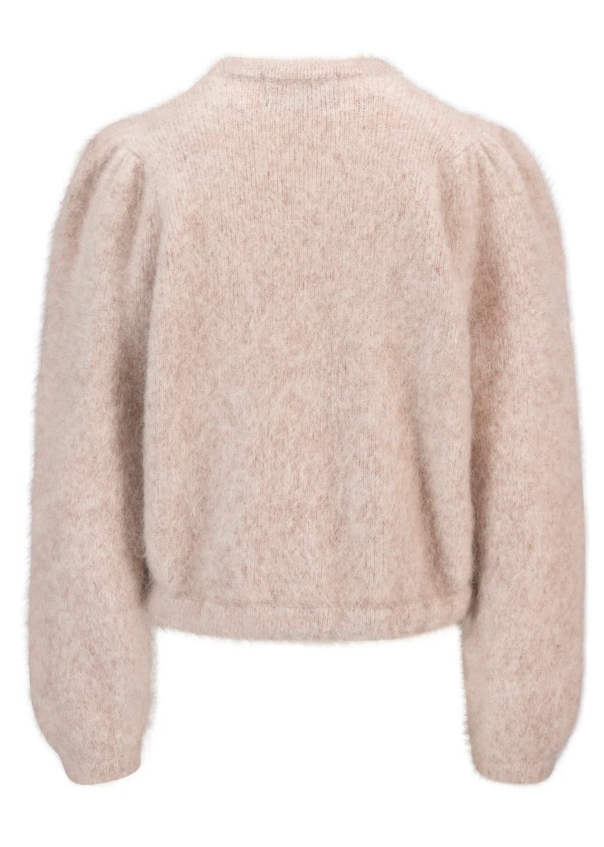 Ella&il Franca Chunky cardigan - Beige Melange