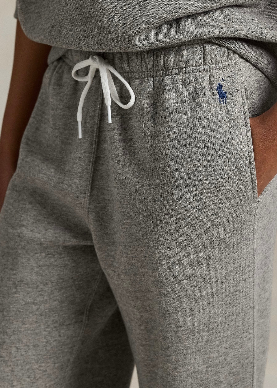 Fleece Wide sweatpants Dark Vintage Heather