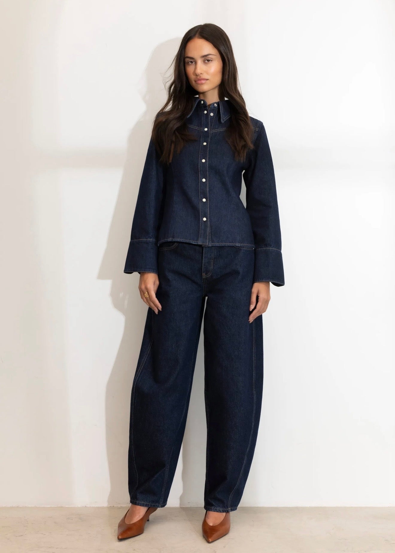 Cora Shirt Dark Blue
