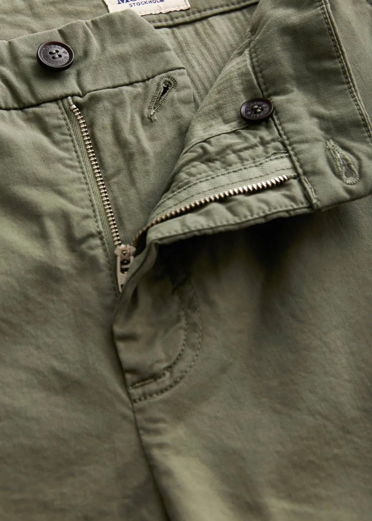 Jeffrey Summer Chino Shorts Olive