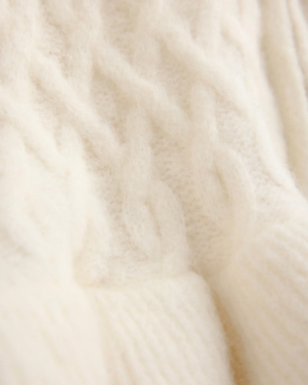 Lene Alpaca Cardigan Ivory