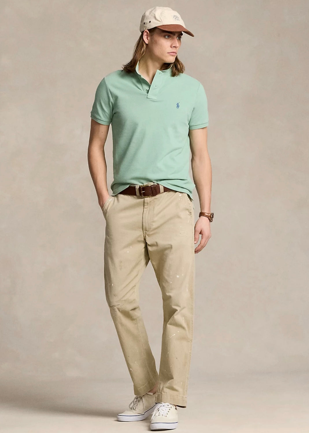 Polo Ralph Lauren pique - Faded Mint