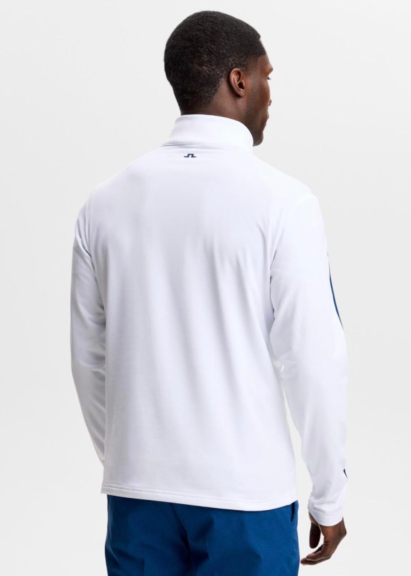 Keaton Quarter Zip Midlayer White