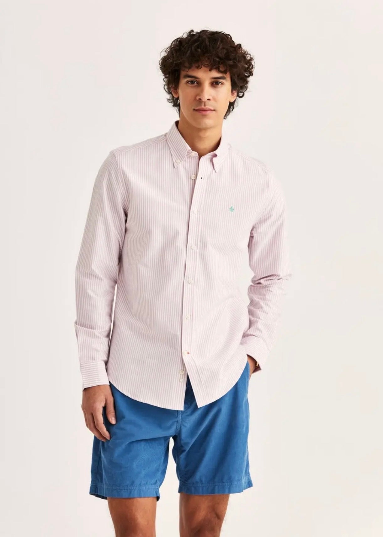Douglas Oxford Stripe Pink
