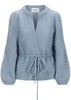 Fredrikke Chunky Cardigan Denim Blue