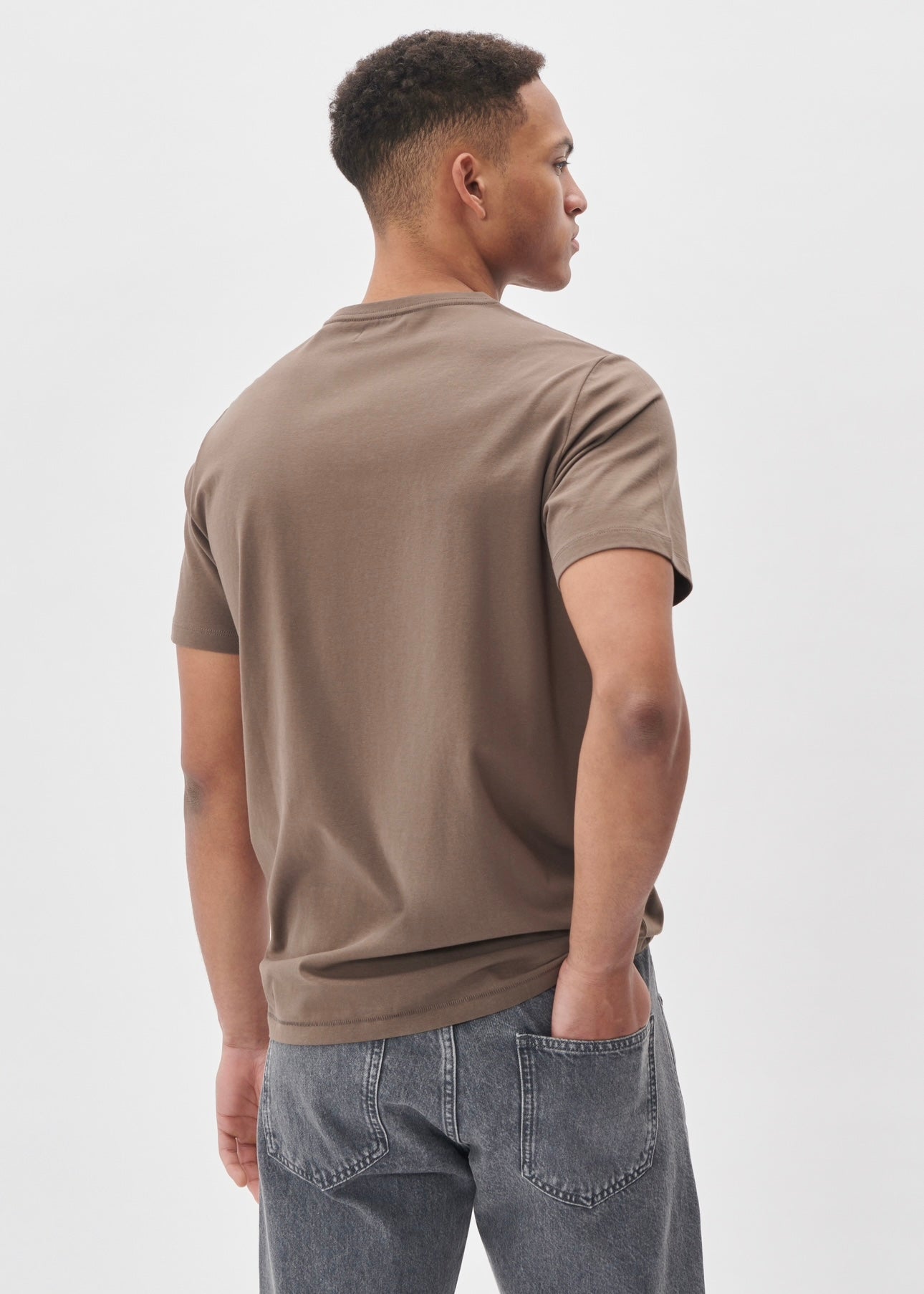 Matinique Jermalink Cotton Stretch t-shirt - Morel