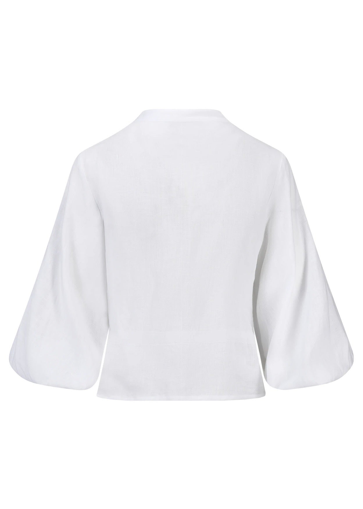 Camille Linen Shirt White