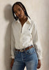 Classic Fit Corduroy Shirt Warm White