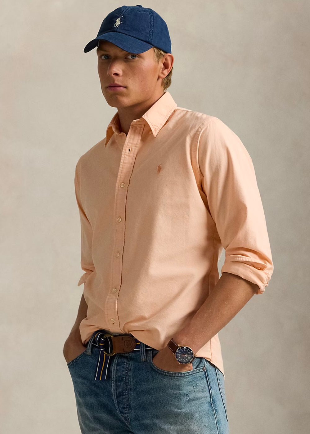 Polo Ralph Lauren Mineral Dye Oxford shirt - Amber