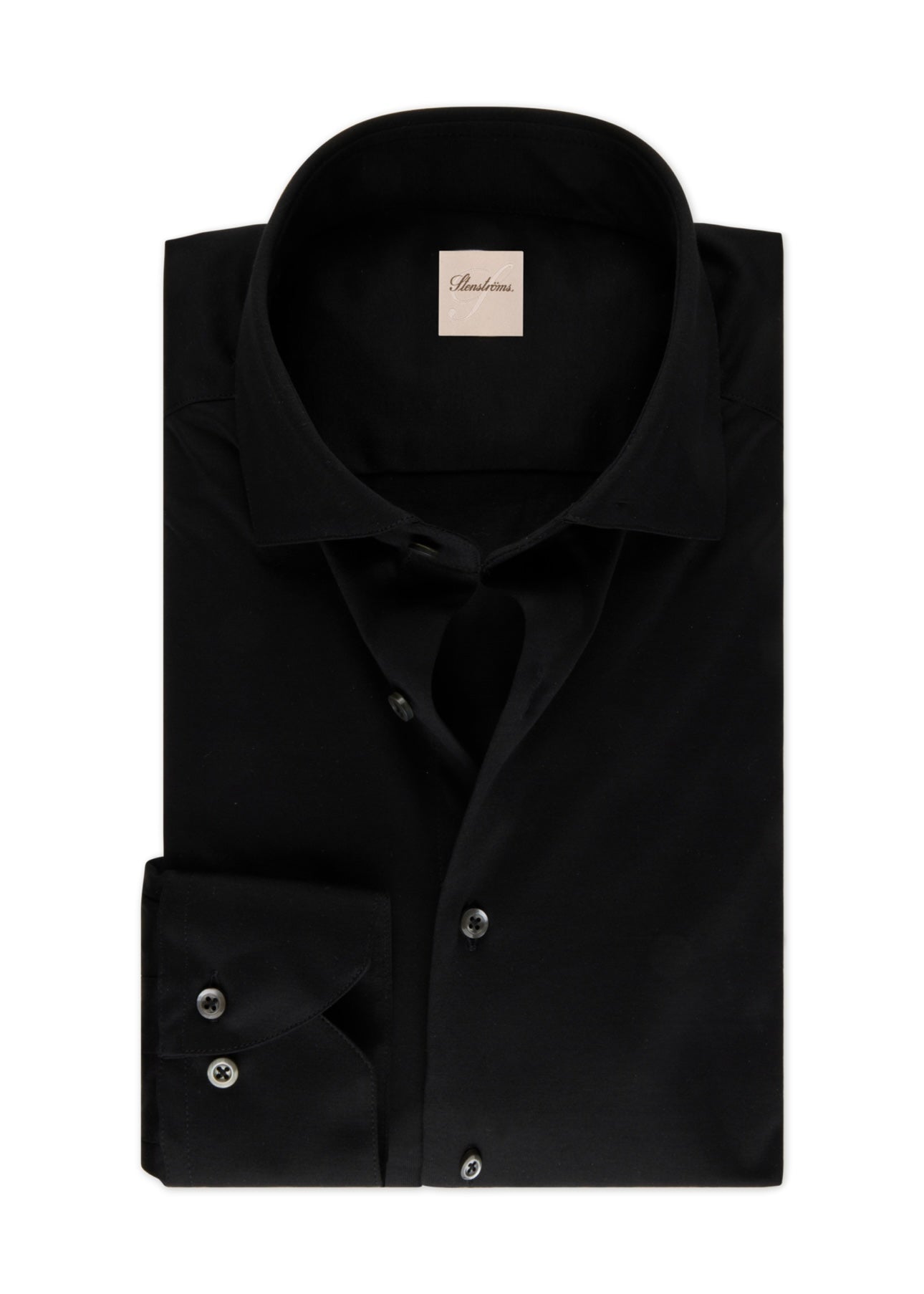 Slimline Jersey shirt Black