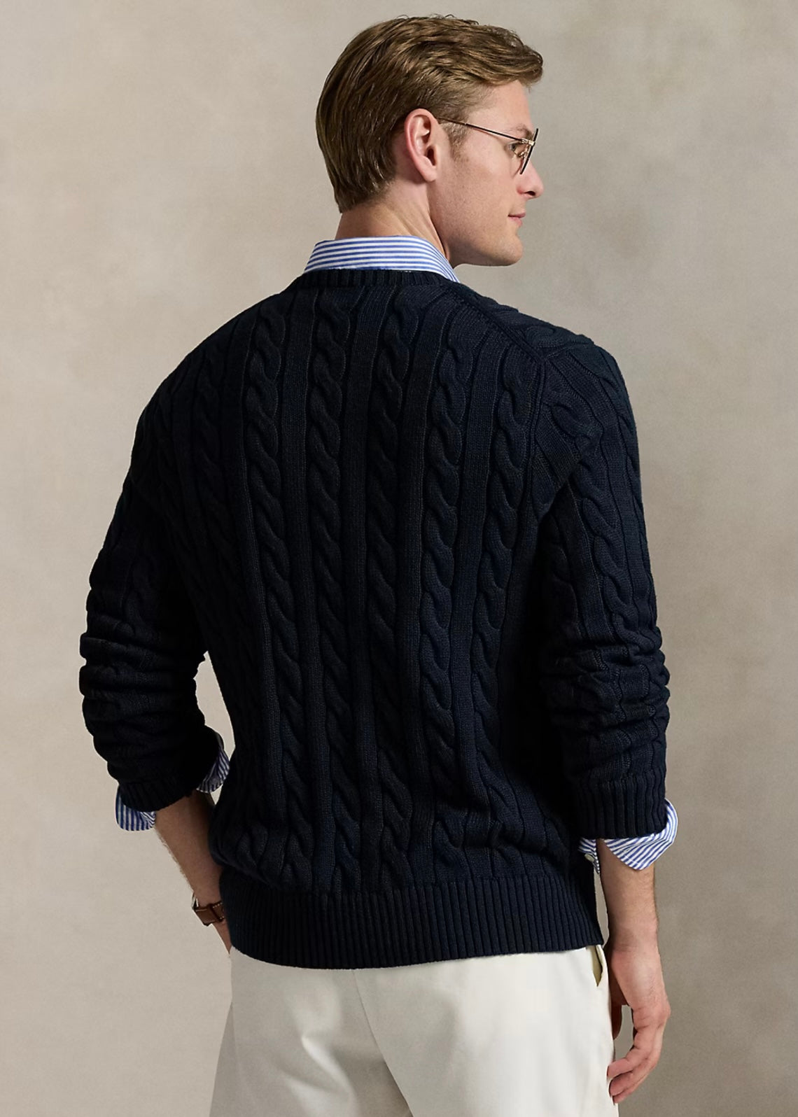 Ralph Lauren Cotton Cable sweater - Hunter Navy