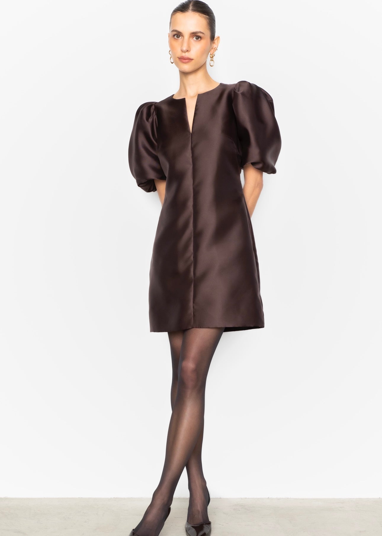 Rosie dress Dark Brown