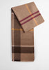 Rosefield Tartan Scarf Muted Tartan