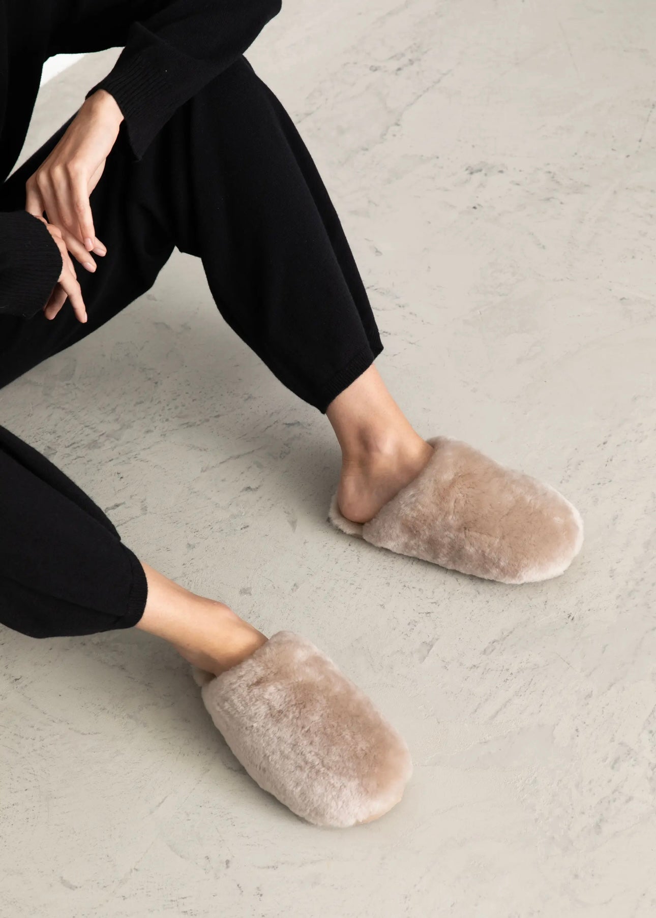 Camilla Pihl Cozy slippers - Taupe