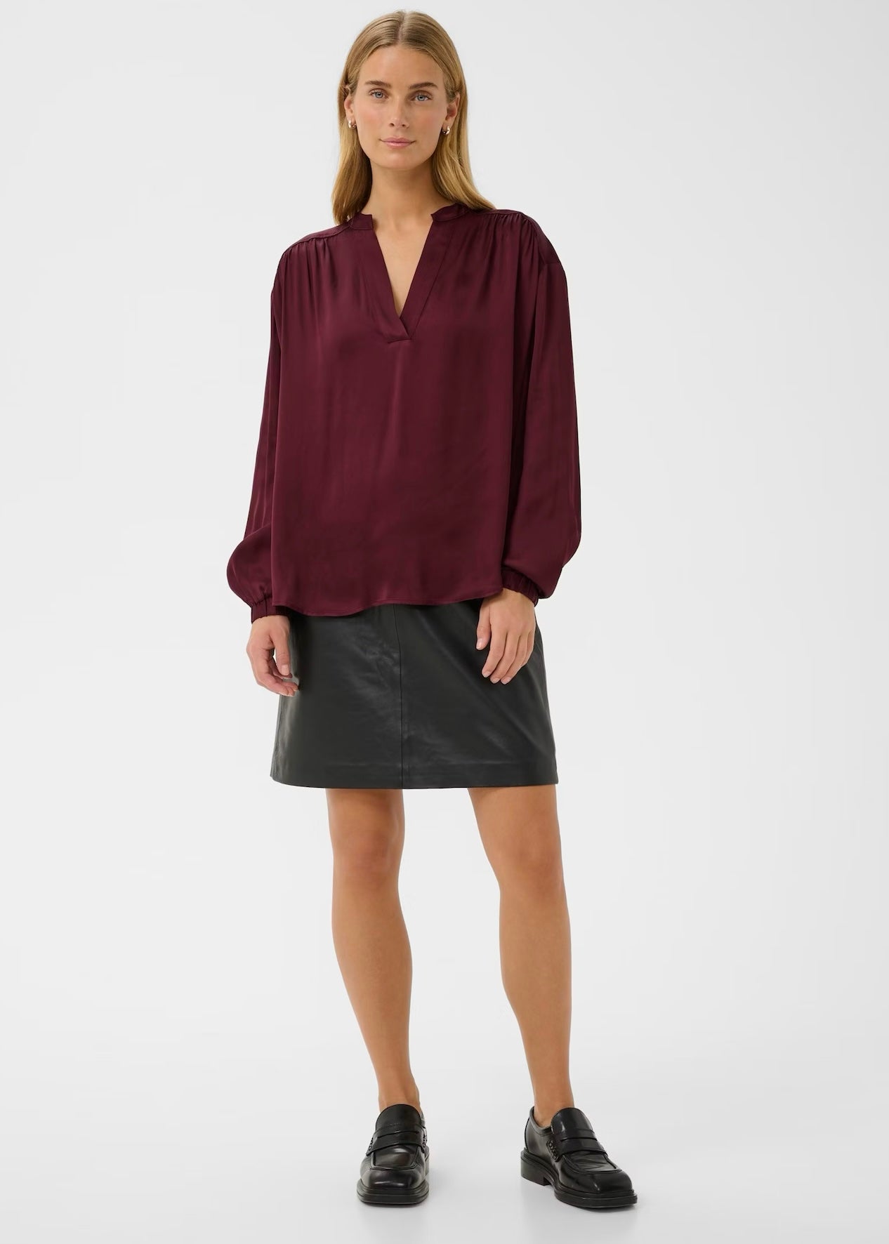Natales blouse Tawny Port