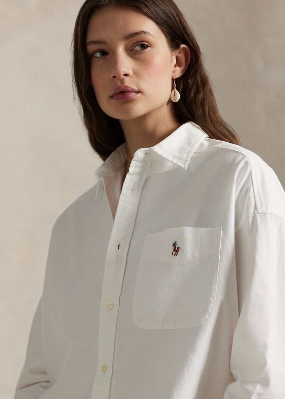 Polo Ralph Lauren Oversized Oxford shirt - White