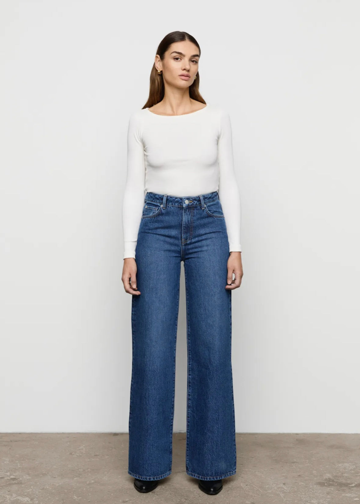 Camilla Pihl Taylor pants - Washed Dark Blue