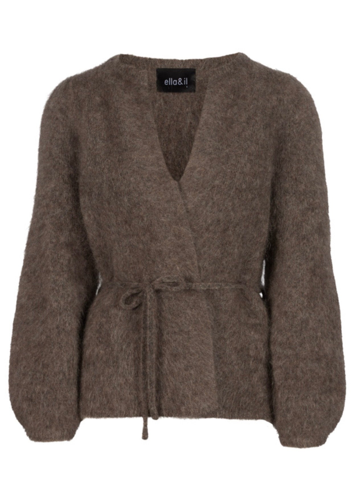 Fredrikke Chunky Cardigan Brown