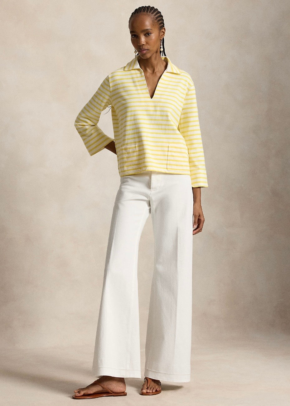 Striped Mariner Tee Sunfish Yellow