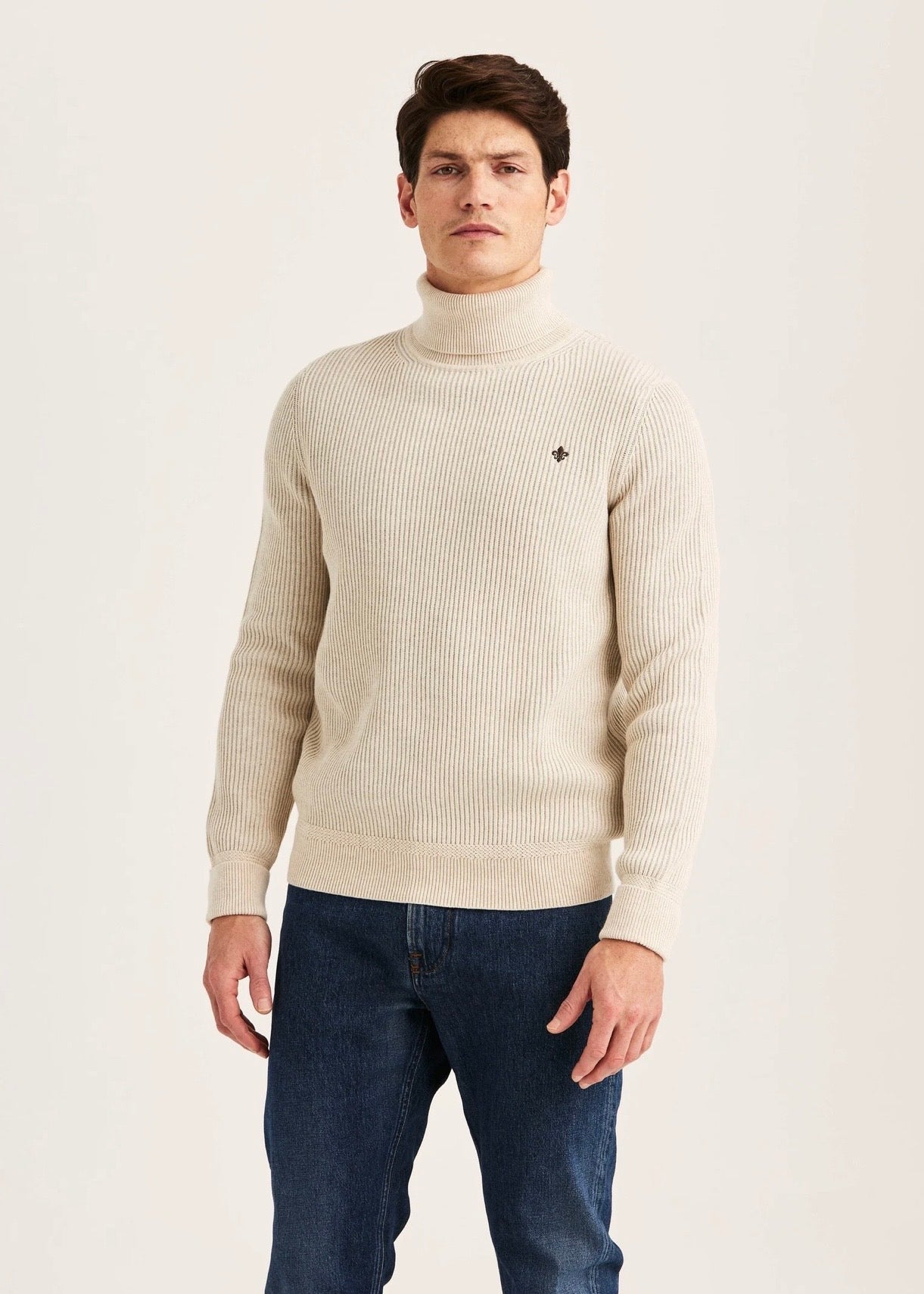 Wallace Roller Neck Khaki